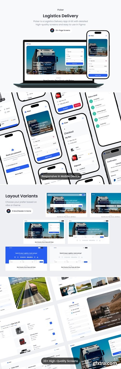 Picker - Logistics Delivery Web UI Kit