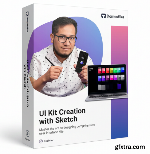 Domestika - UI Kit Creation with Sketch