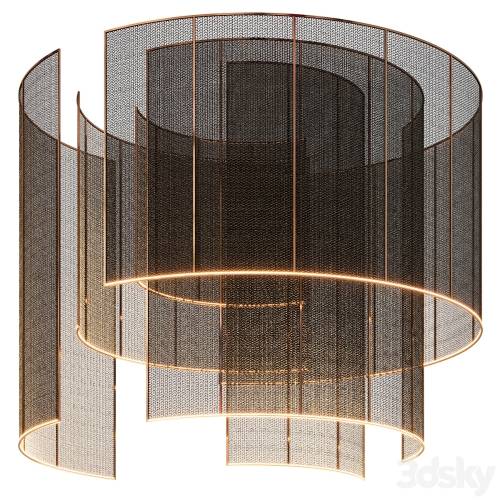 '3dsky Pro - Decorative ceiling with lighting 002'