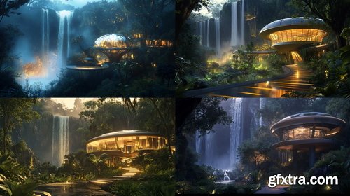 447 Ai Art Prompts Environments: Vol 4