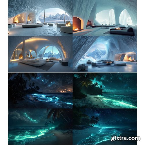 447 Ai Art Prompts Environments: Vol 4