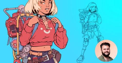 'Domestika - Futuristic Character Illustration: From Concept to Creation'