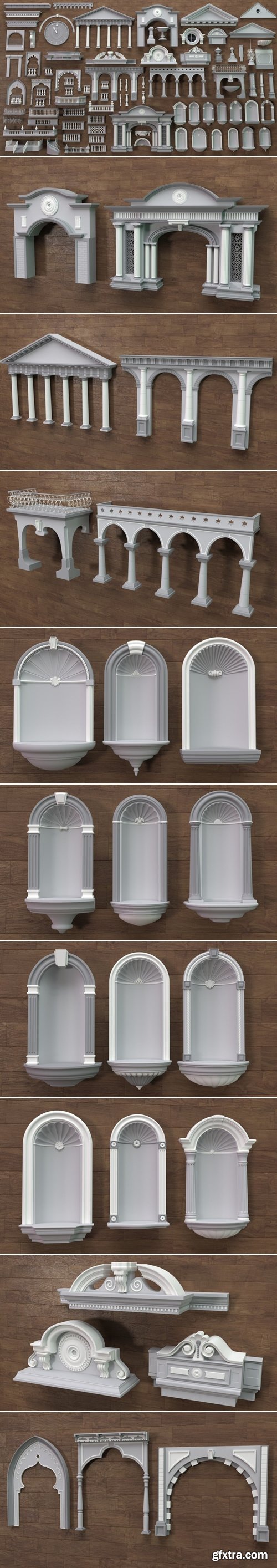 Artstation - Building Facade Collection 7 - 88 pieces