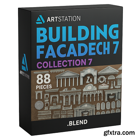 Artstation - Building Facade Collection 7 - 88 pieces