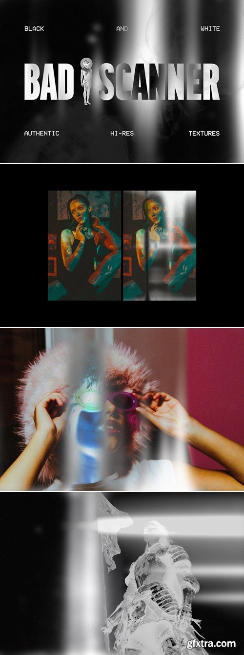 CreativeMarket - Bad Scanner Textures Collection 291859556