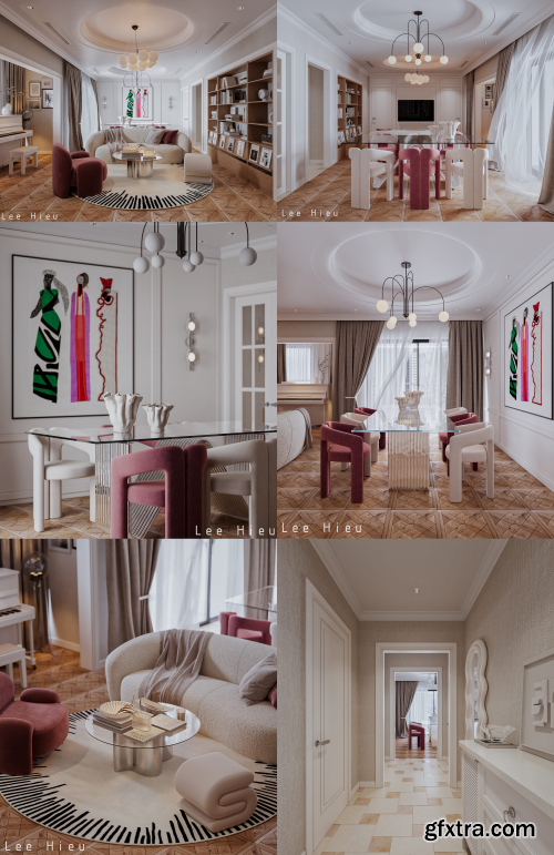 Apartment Interior Scene 08