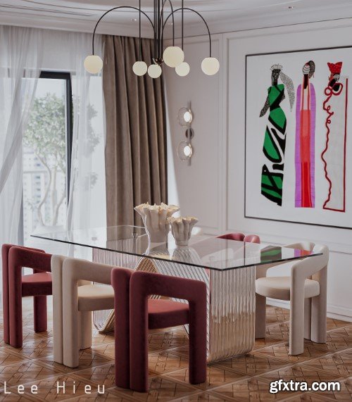 Apartment Interior Scene 08