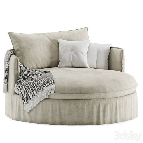 '3dsky Pro - Neva Round Daybed'