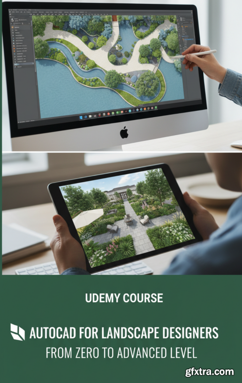 Udemy - AutoCAD for Landscape Designers: From Zero to Advanced Level