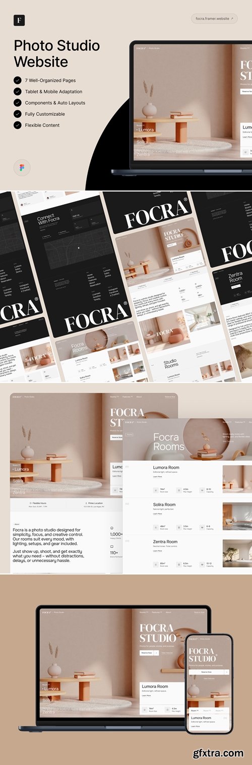 Focra - Photo Studio Website