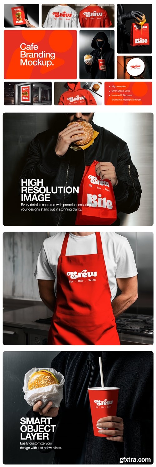 Raytas Cafe Branding Mockup Kit