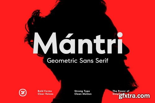 CreativeMarket - Mantri Geometric Sans Serif - 12 Fonts