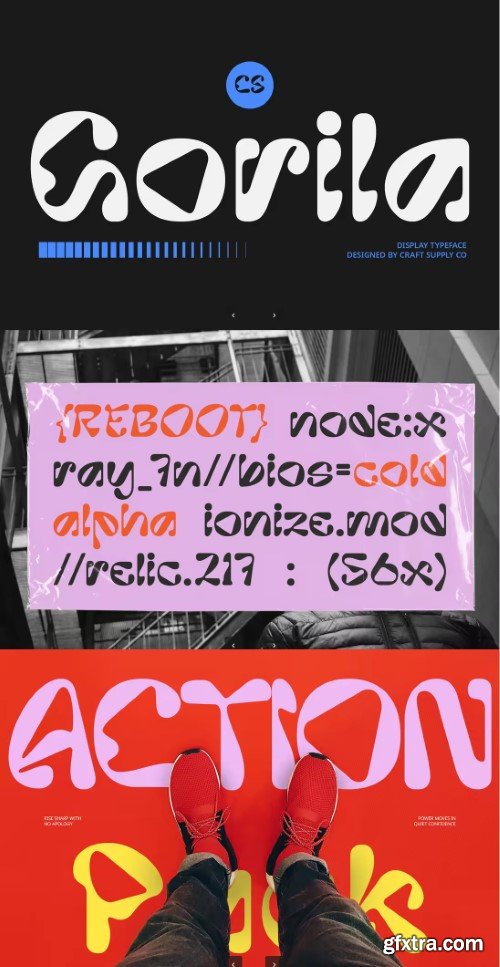 Creativemarket - CS Gorila &ndash; Trippy Font