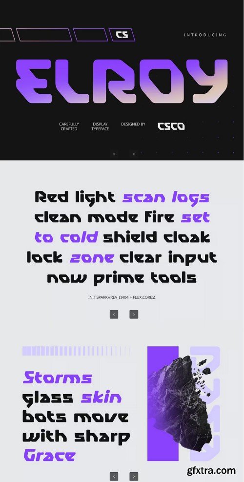 Creativemarket - Elroy – Techno Font