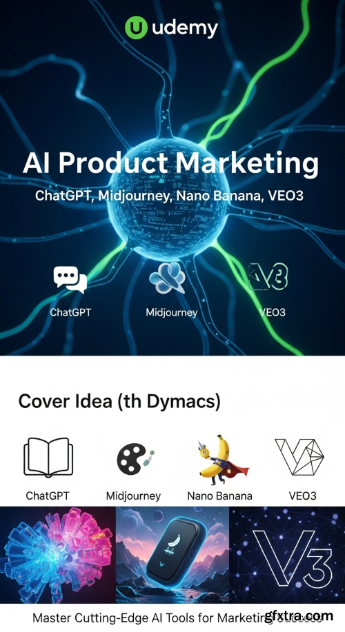 Udemy - AI Product Marketing: ChatGPT, Midjourney, Nano Banana, VEO3