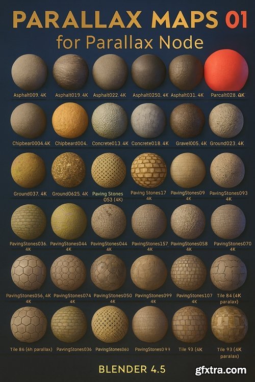 Parallax Maps 01 for Parallax Node