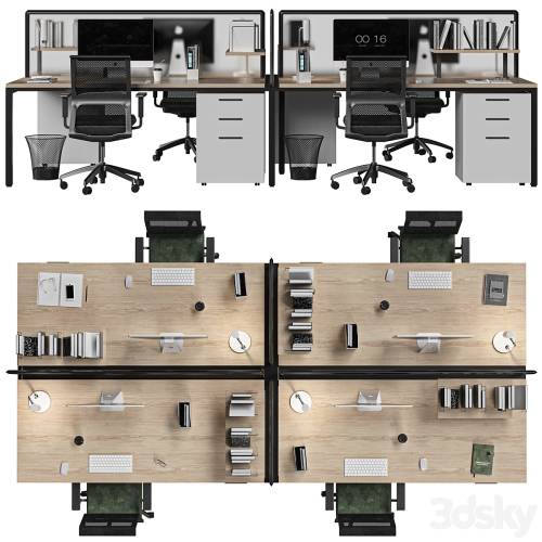 '3dsky Pro - office set'