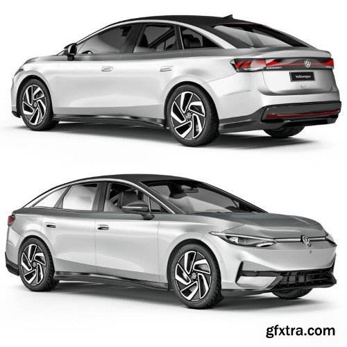 Renderhub - Volkswagen ID.7 2024 3D Model