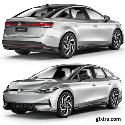 Renderhub - Volkswagen ID.7 2024 3D Model