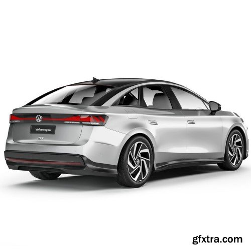 Renderhub - Volkswagen ID.7 2024 3D Model