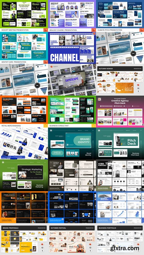 24 PowerPoint Templates Bundle 35