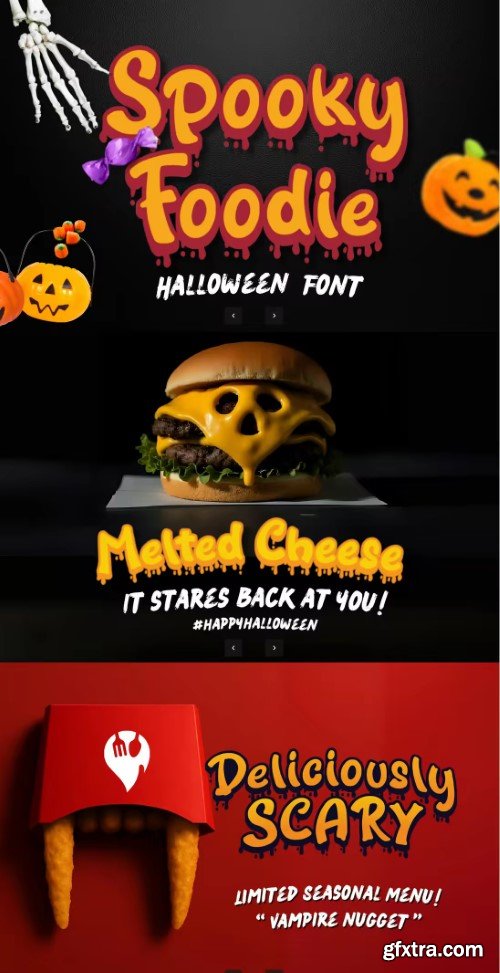 Halloween Font - Spooky Foodie