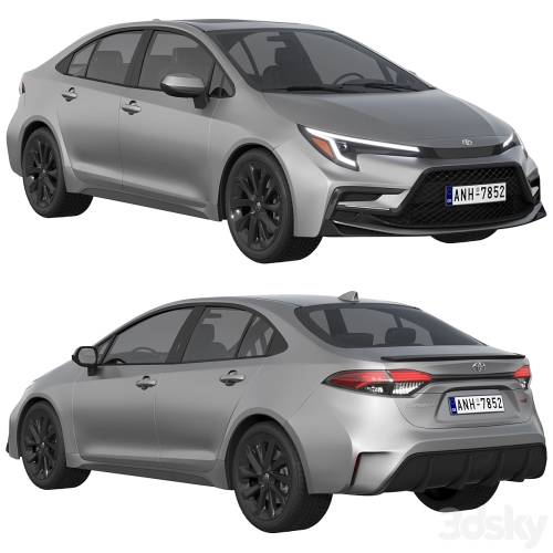 '3dsky Pro - Toyota Corolla Sedan hybrid 2023'