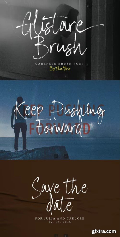 Creativemarket - Glistare Brush - Carefree Brush