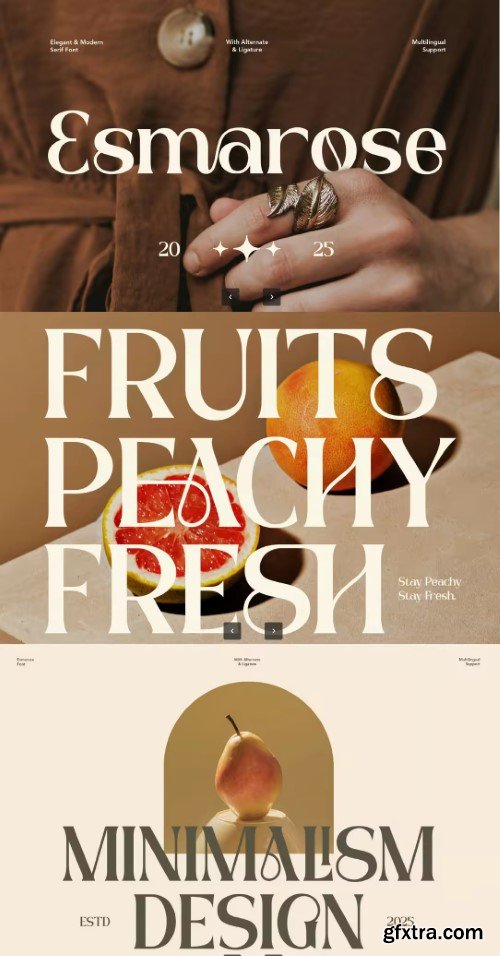 Elegant Serif Esmarose Font