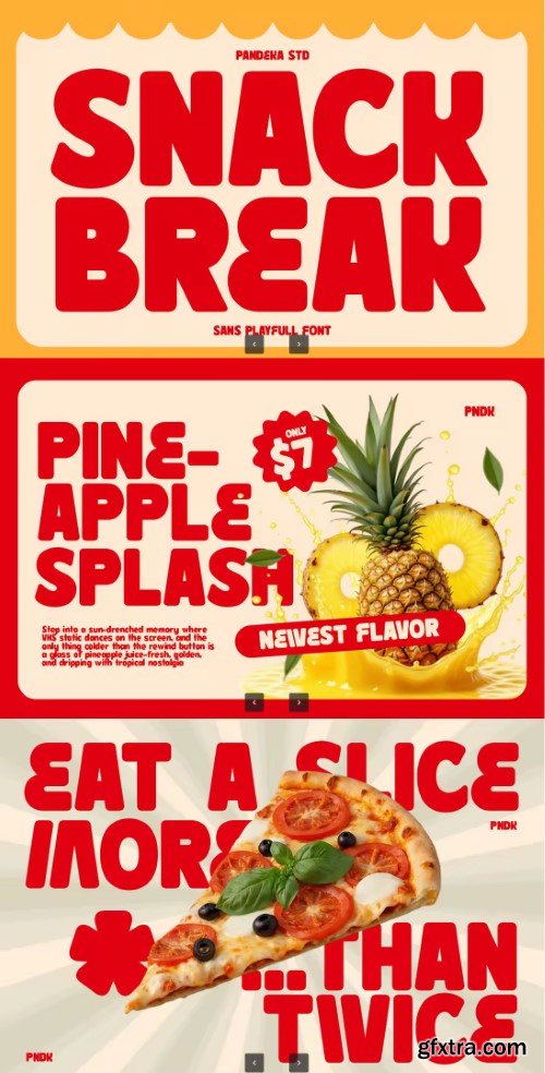 Food Bold Font - Snack Break