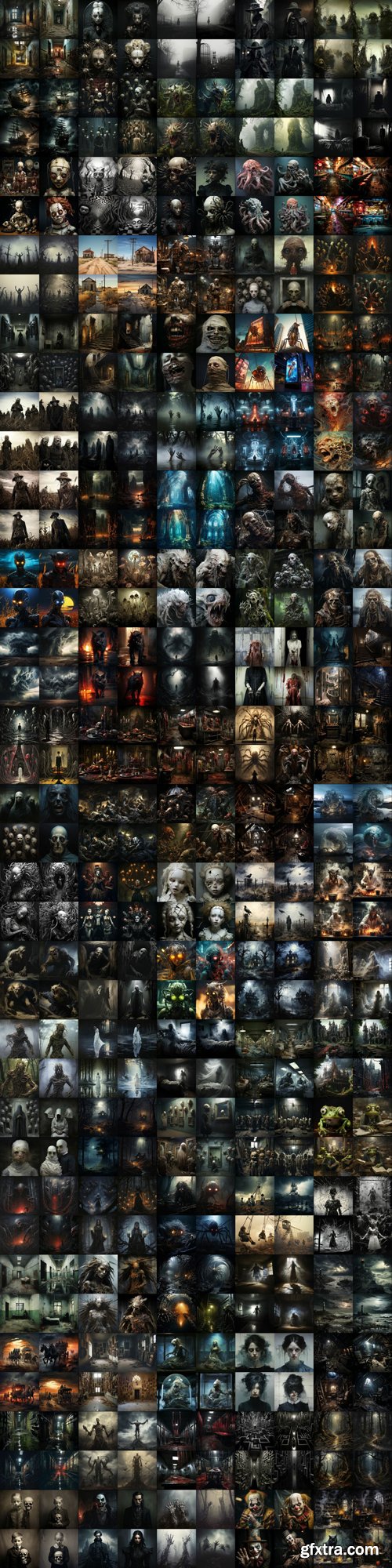 443 Midjourney Prompts for Horror