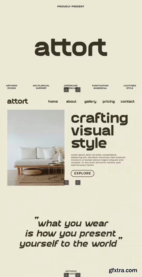 Attort Elegant Logo Font
