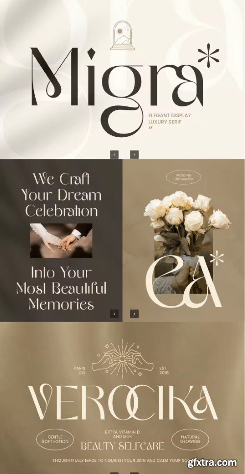 Migra - Elegant Display High Contrast Font