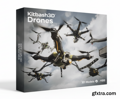 Kitbash3D - Drones