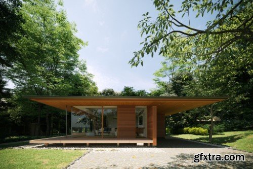 3ds Max House Exterior Scene 03