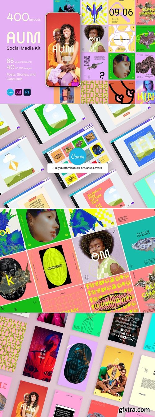 CreativeMarket - AUM - Dreamy Events & Body Positive 7214937