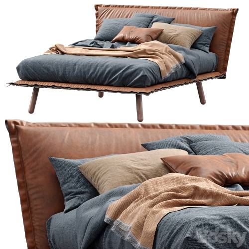 '3dsky Pro - Bed Aladino By Pianca'