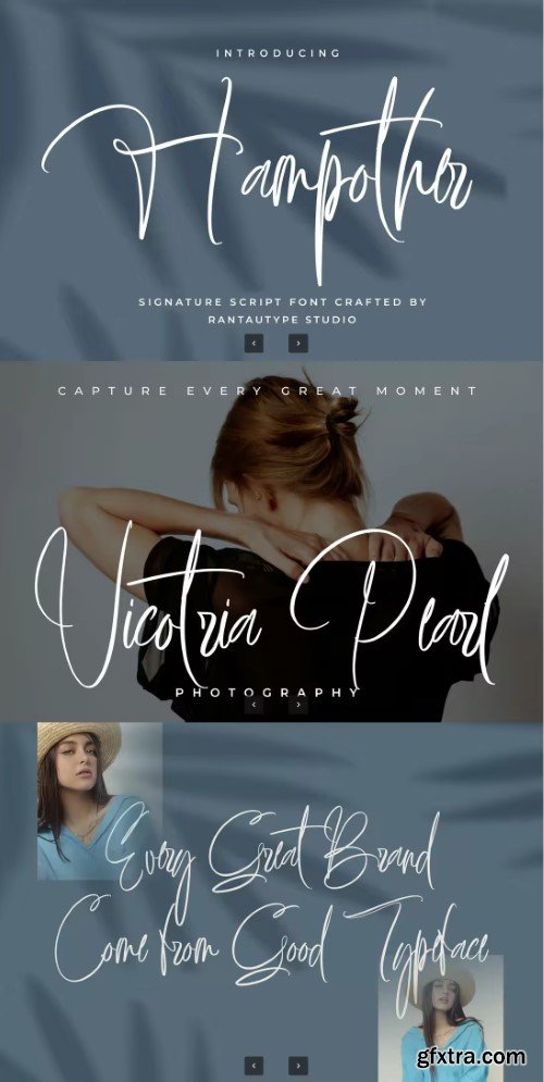 Hampother Signature Script Font