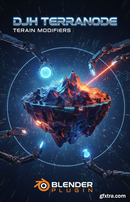 Djh Terranode: Terrain Modifiers v7 for Blender