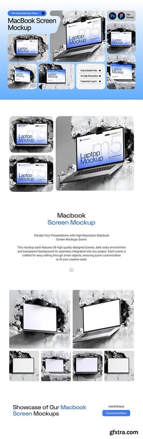 MacBook Pro Screen Mockup - 06 Scene