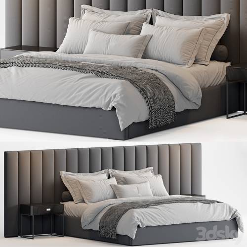 '3dsky Pro - RH Modena Vertical Channel Extended Platform Bed2'