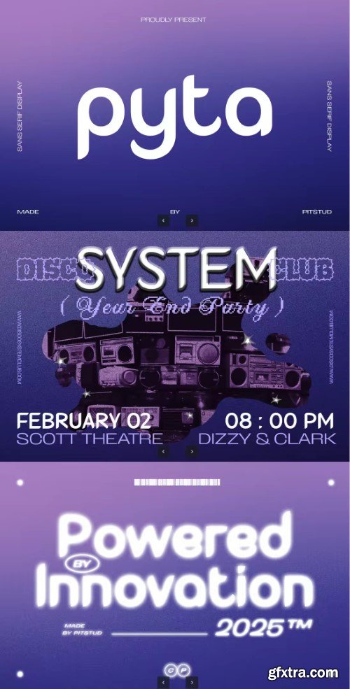 Pyta - Modern Technology Sans Serif