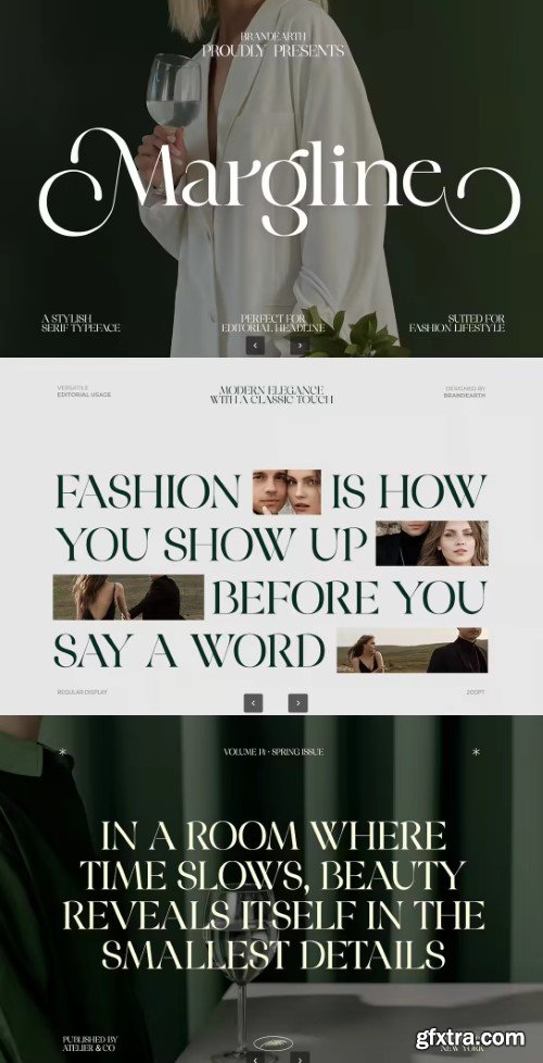 Creativemarket - Margline Stylish Serif Font