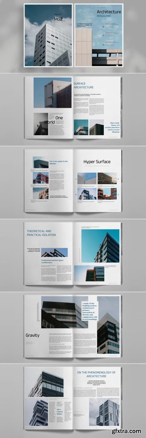 Blue Architecture Magazine Layout 1747395386