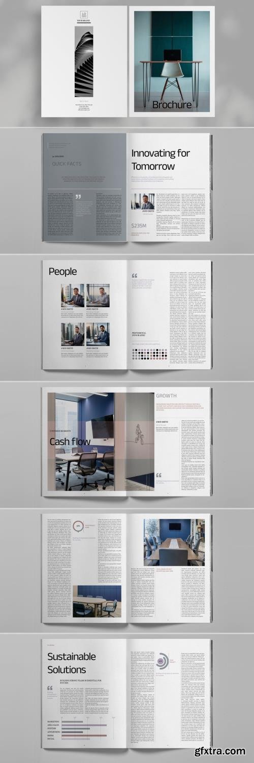 Deep Gray Studio Business Brochure Layout 1747392421