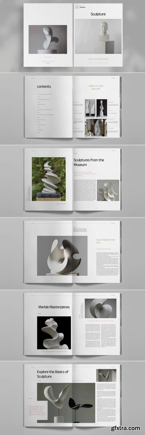 Art Gallery Catalog Brochure Layout 1747391653