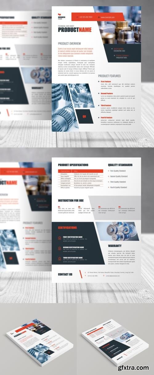 Product Specification Data Sheet Template 1747114702