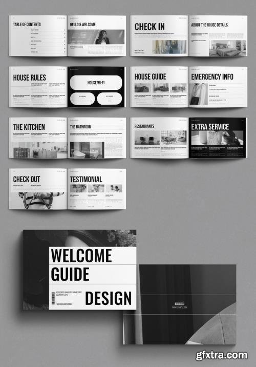 Welcome Guide Magazine Template Design Layout Landscape 1746452151