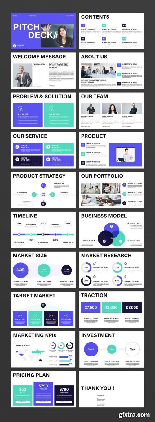 Pitch Deck Presentation Template Design Layout 1746450649