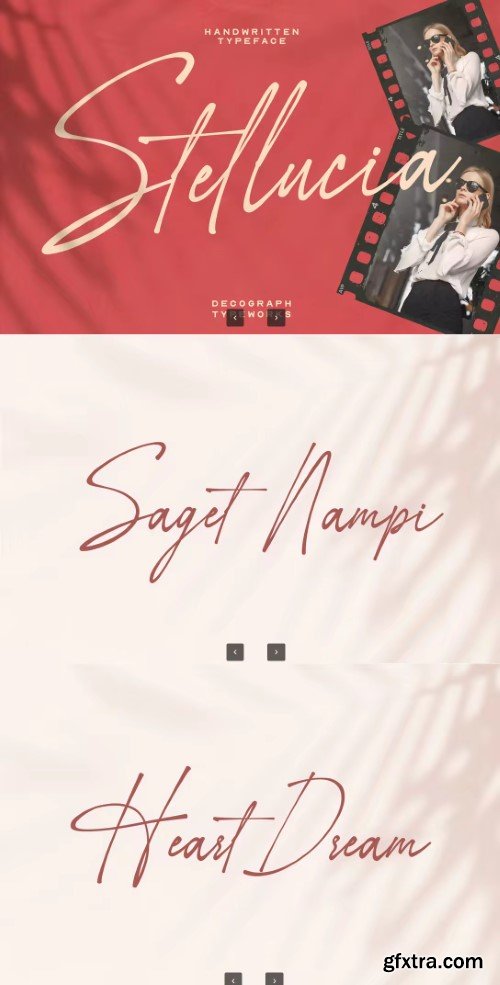 Stellucia – Elegant Handwritten Script Typeface